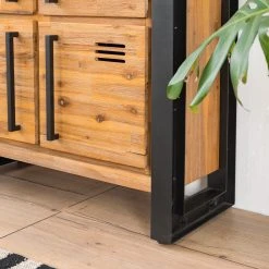 Ars manufacti Higboard Urban Industry I - Akazie teilmassiv / Metall - Akazie / Schwarz 27 Ars manufacti Higboard Urban Industry I - Akazie teilmassiv / Metall - Akazie / Schwarz -Wohnzimmermöbel boutique en ligne 1000224212 220729 049 DETAILS P000000001000224212