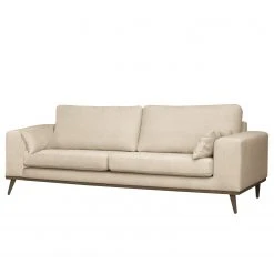 Mørteens Sofa Billund (3-Sitzer) - Strukturstoff - Strukturstoff Talta: Creme