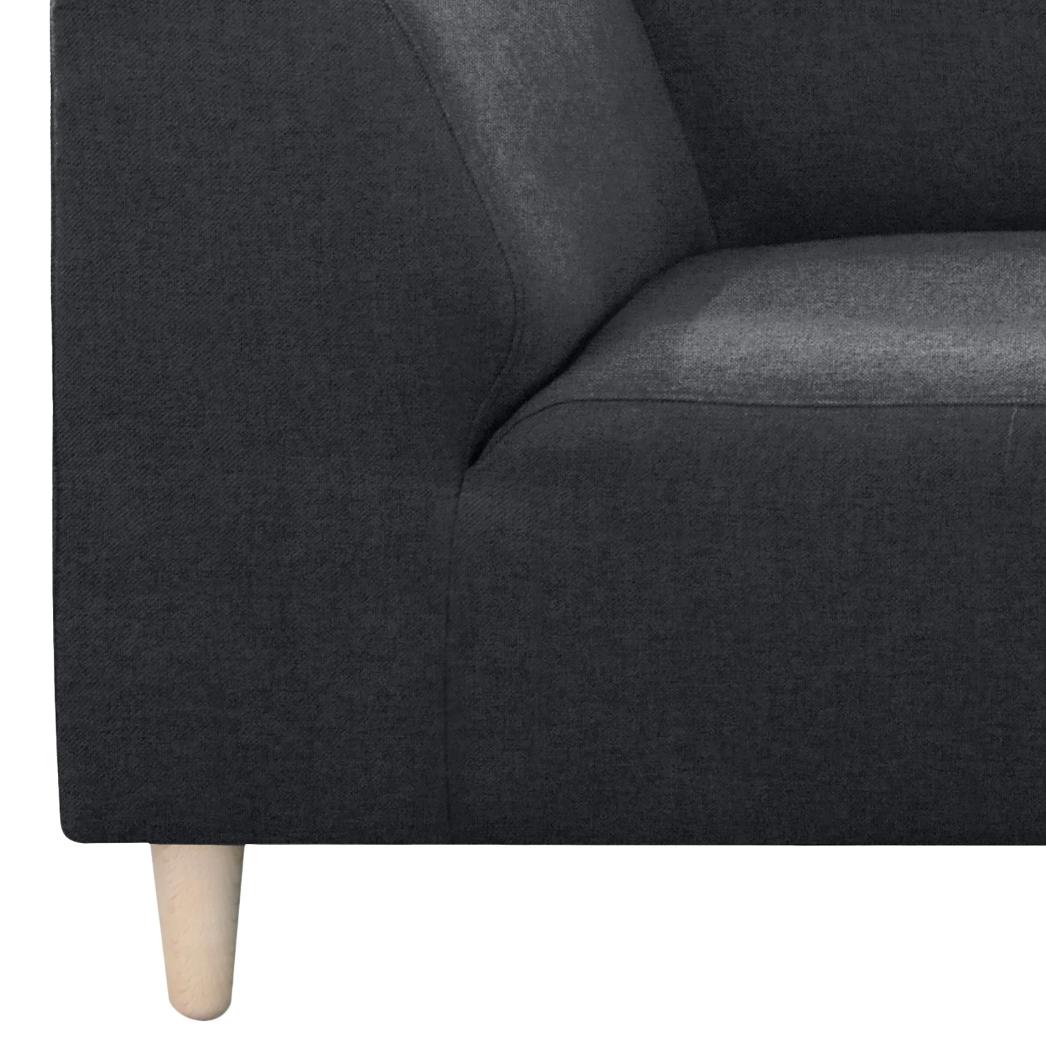 Mørteens Sofa Kurikka (2-Sitzer) - Webstoff - Webstoff Maloti: Anthrazit - Ohne Hocker 5 Mørteens Sofa Kurikka (2-Sitzer) - Webstoff - Webstoff Maloti: Anthrazit - Ohne Hocker – Bild 5