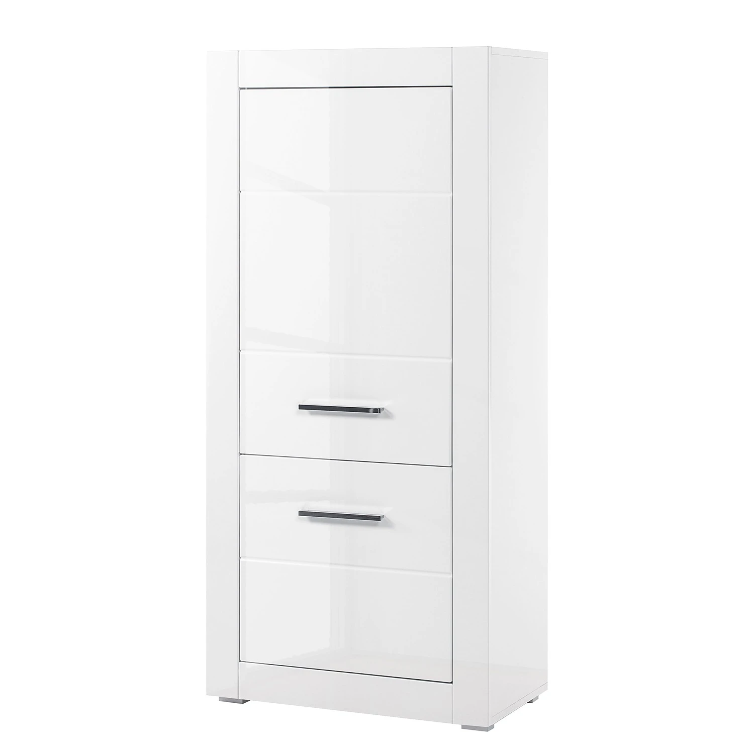 Loftscape Highboard Bricktown IV - Hochglanz Weiß / Matt Weiß 1 Loftscape Highboard Bricktown IV - Hochglanz Weiß / Matt Weiß