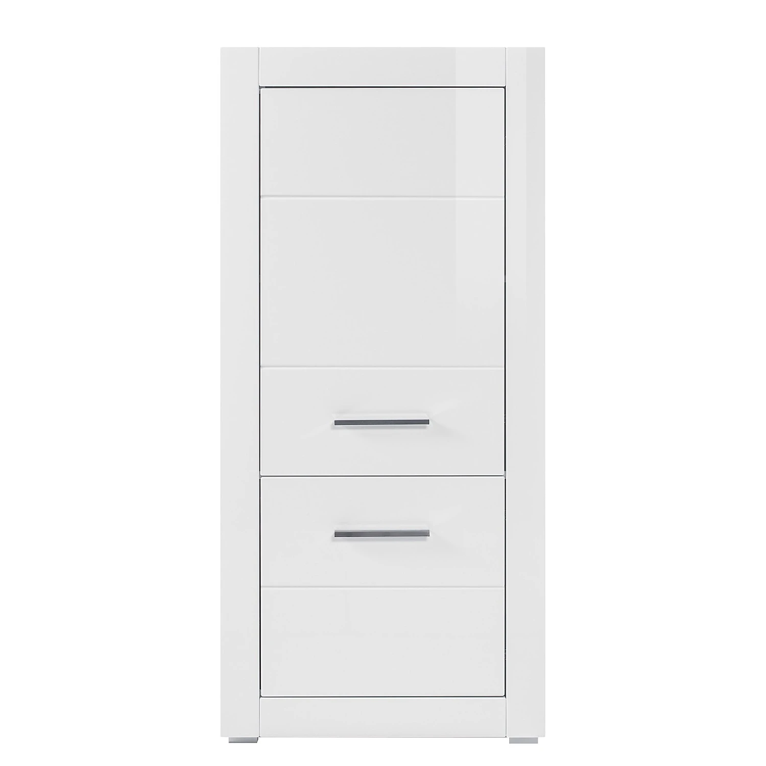 Loftscape Highboard Bricktown IV - Hochglanz Weiß / Matt Weiß 5 Loftscape Highboard Bricktown IV - Hochglanz Weiß / Matt Weiß – Bild 5