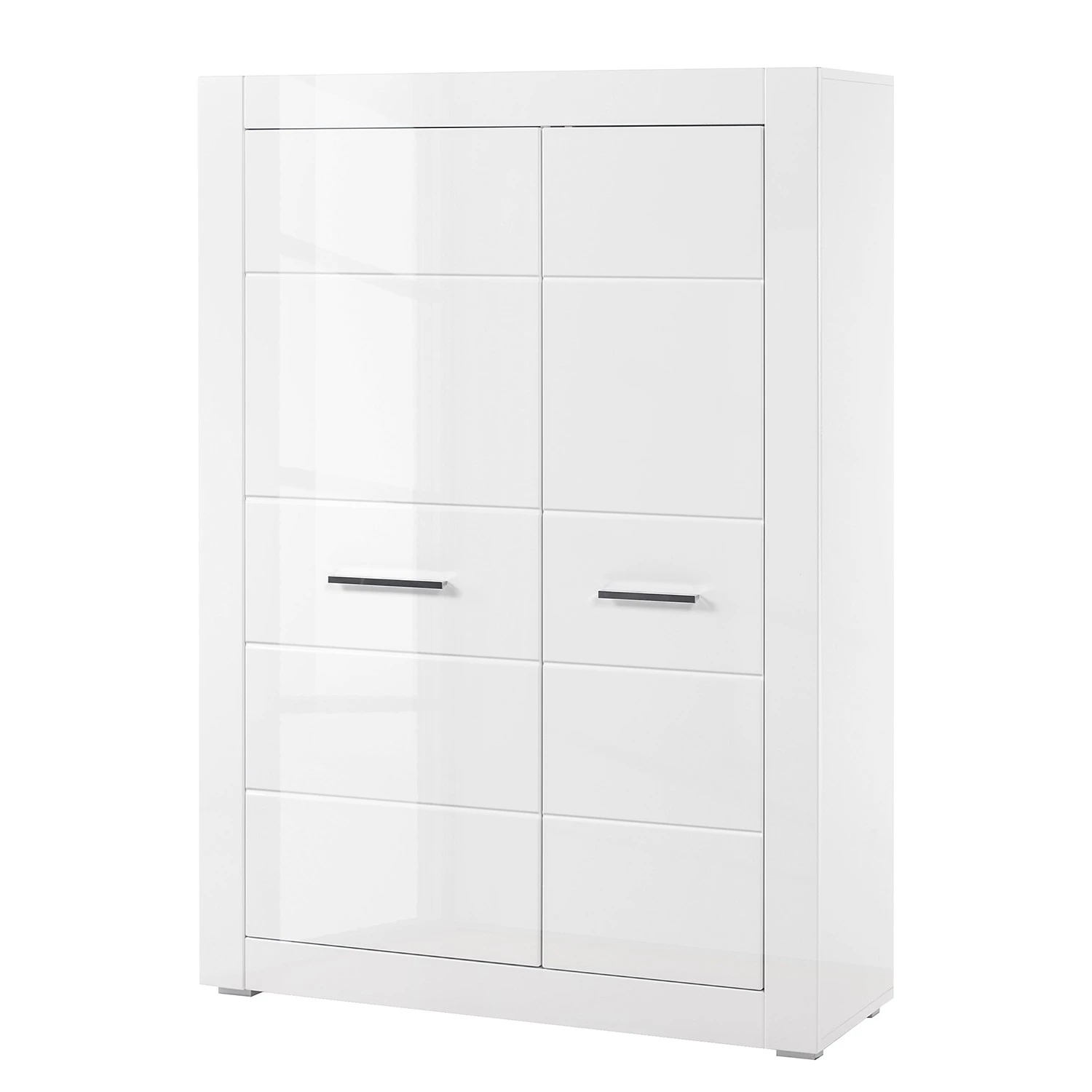 Loftscape Highboard Bricktown III - Hochglanz Weiß / Matt Weiß 1 Loftscape Highboard Bricktown III - Hochglanz Weiß / Matt Weiß