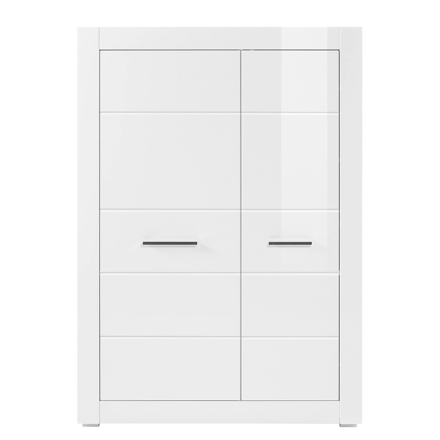 Loftscape Highboard Bricktown III - Hochglanz Weiß / Matt Weiß 3 Loftscape Highboard Bricktown III - Hochglanz Weiß / Matt Weiß – Bild 3