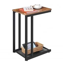 Red Living Beistelltisch Bettyhill - Braun / Schwarz -Wohnzimmermöbel boutique en ligne 1000225824 200914 06131400123 DETAILS P000000001000225824