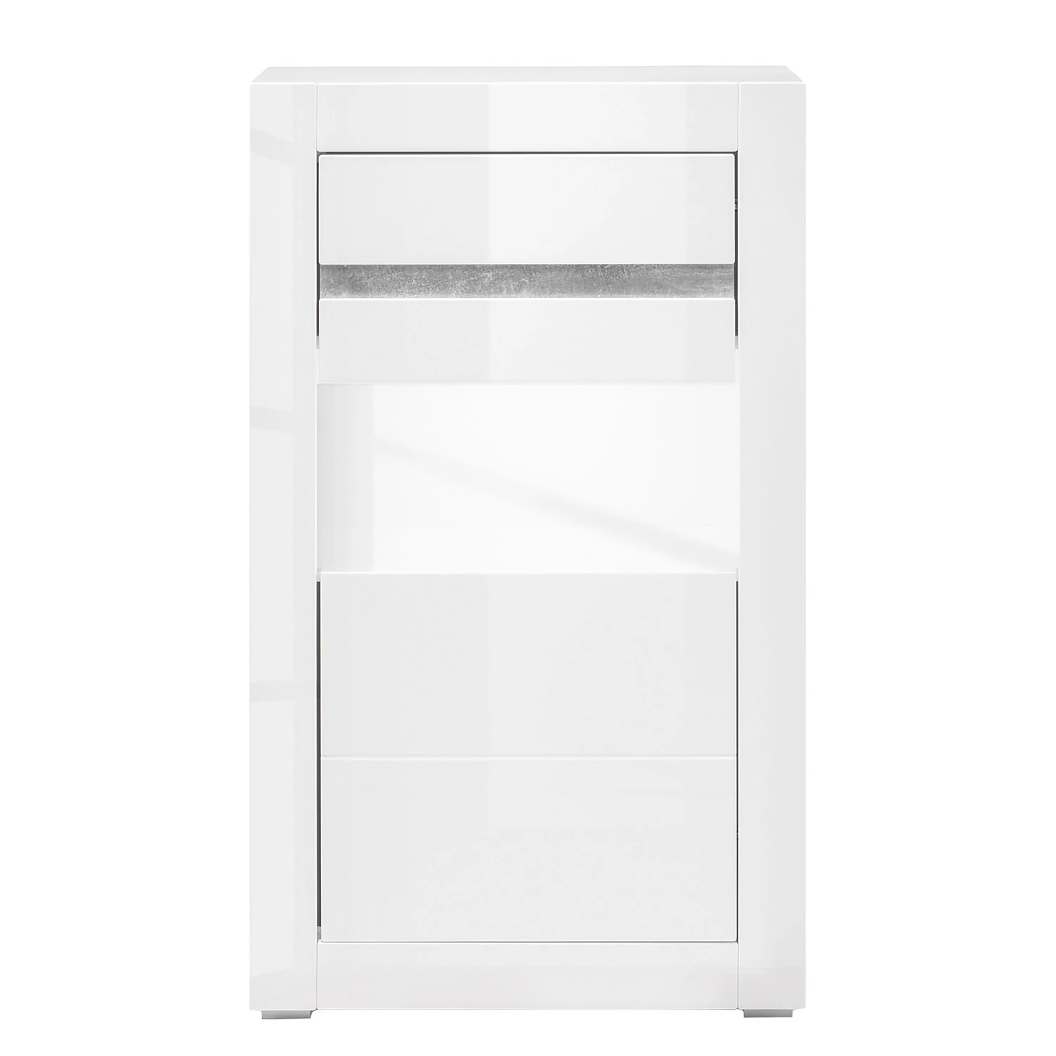 Loftscape Wohnwand Cape Ann III (4-teilig) - Hochglanz Weiß / Matt Weiß 13 Loftscape Wohnwand Cape Ann III (4-teilig) - Hochglanz Weiß / Matt Weiß – Bild 13