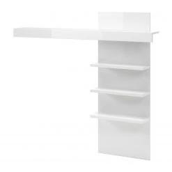 Loftscape Wohnwand Cape Ann II (2-teilig) - Hochglanz Weiß / Matt Weiß -Wohnzimmermöbel boutique en ligne 1000226256 200923 15540200089 DETAILS P000000001000226256