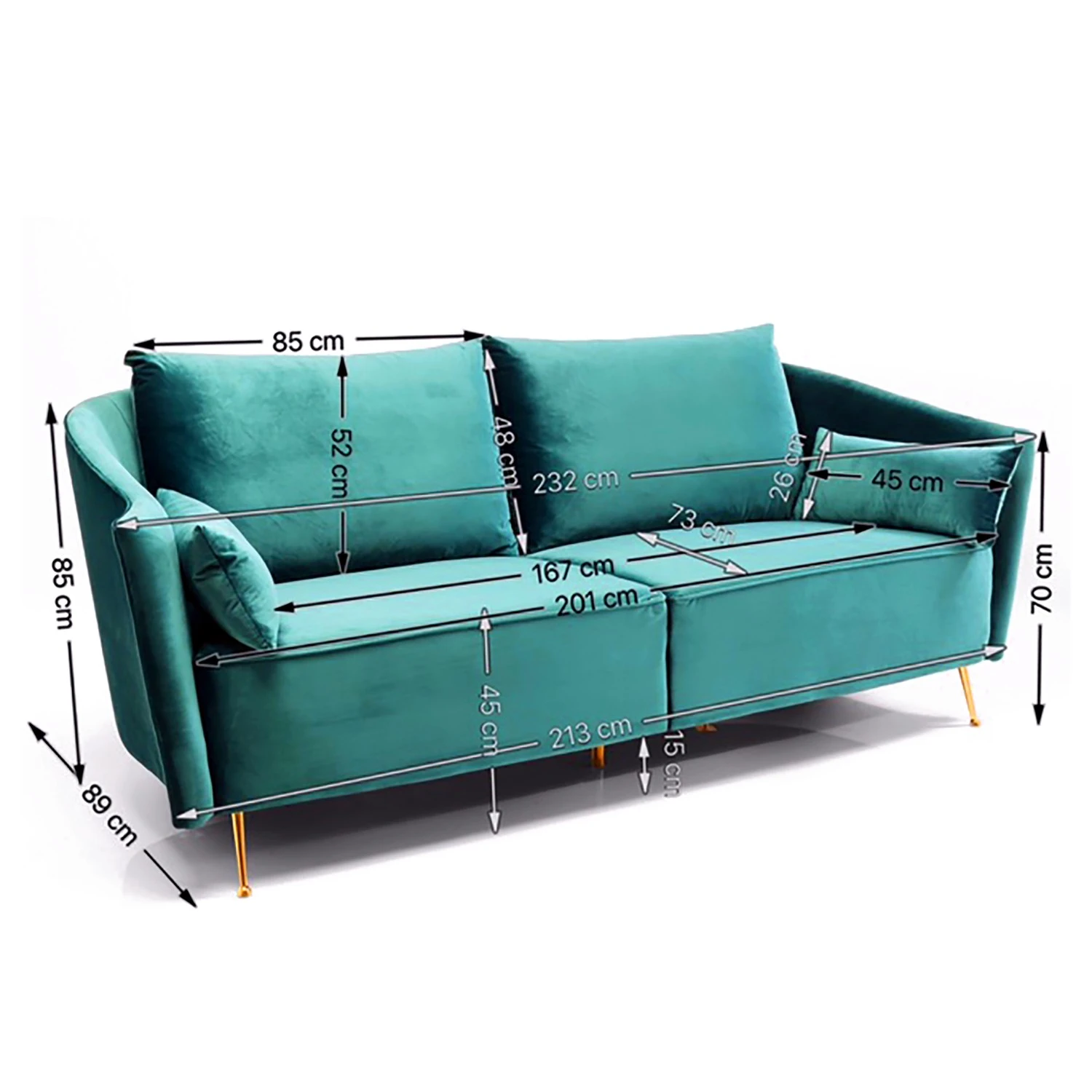 Kare Design Sofa Vegas Forever (3-Sitzer) - Webstoff 8 Kare Design Sofa Vegas Forever (3-Sitzer) - Webstoff – Bild 8