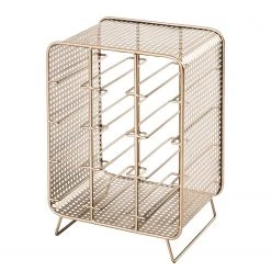 Red Living Weinregal Massillon - Metall - Gold