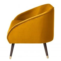 Ridgevalley Sofa Volonne (2-Sitzer) - Samt Ravi: Senfgelb -Wohnzimmermöbel boutique en ligne 1000227316 210319 14064700200 DETAILS P000000001000227316