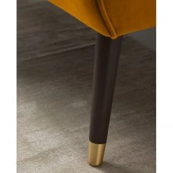 Ridgevalley Sofa Volonne (2-Sitzer) - Samt Ravi: Senfgelb -Wohnzimmermöbel boutique en ligne 1000227316 210325 07002900161 DETAILS P000000001000227316