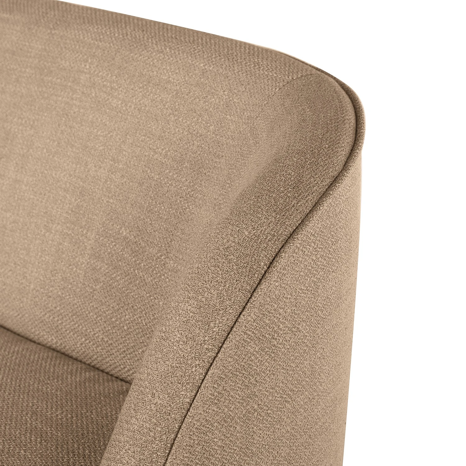 Ridgevalley Sofa Voiteur (2-Sitzer) - Webstoff Noela: Cappuccino - Buche Dunkel 6 Ridgevalley Sofa Voiteur (2-Sitzer) - Webstoff Noela: Cappuccino - Buche Dunkel – Bild 6