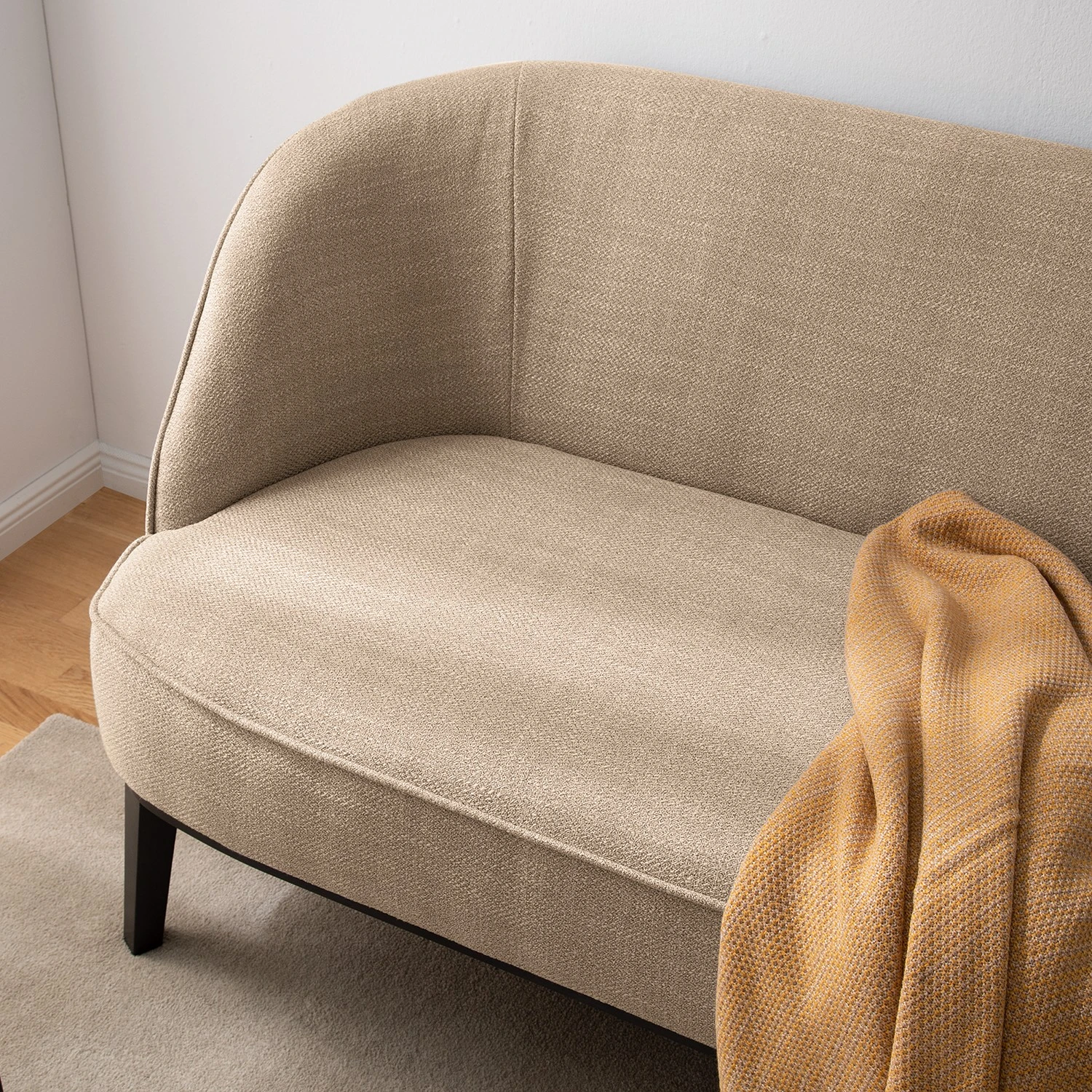 Ridgevalley Sofa Voiteur (2-Sitzer) - Webstoff Noela: Cappuccino - Buche Dunkel 15 Ridgevalley Sofa Voiteur (2-Sitzer) - Webstoff Noela: Cappuccino - Buche Dunkel – Bild 15