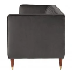 Red Living Sofa Suzy (2,5-Sitzer) - Samt Ravi: Grau -Wohnzimmermöbel boutique en ligne 1000227441 210416 13165600331 DETAILS P000000001000227441