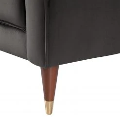 Red Living Sofa Suzy (2,5-Sitzer) - Samt Ravi: Grau -Wohnzimmermöbel boutique en ligne 1000227441 210416 13170000336 DETAILS P000000001000227441