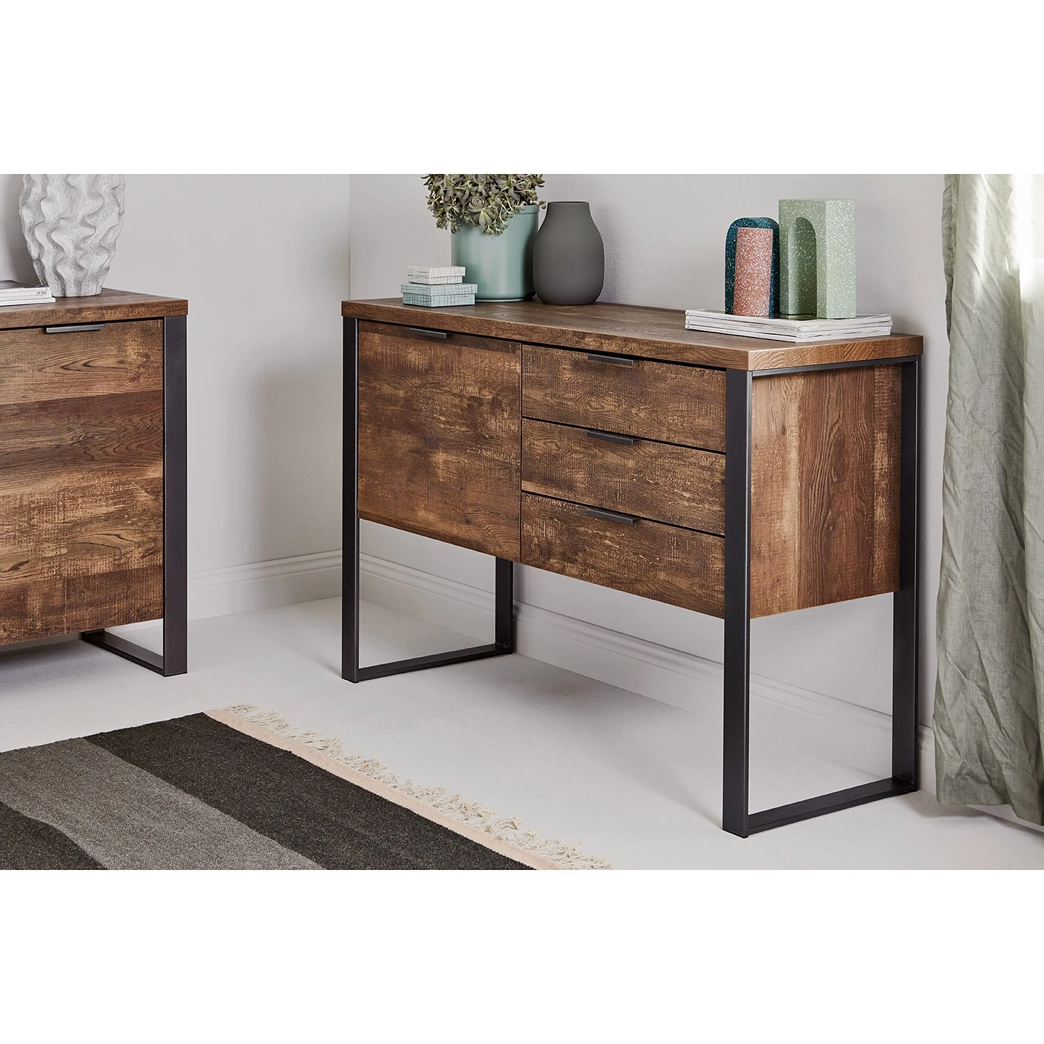 Jahnke Kommode Loop - Eiche Rustikal Dekor 2 Jahnke Kommode Loop - Eiche Rustikal Dekor – Bild 2