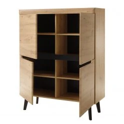 Loftscape Highboard Tornac II - Eiche Artisan Dekor / Schwarz -Wohnzimmermöbel boutique en ligne 1000228640 201028 06323000065 DETAILS P000000001000228640