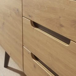 Loftscape Sideboard Tornac - Eiche Artisan Dekor / Schwarz -Wohnzimmermöbel boutique en ligne 1000228643 201028 06331800081 DETAILS P000000001000228643