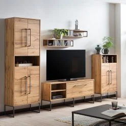 Schildmeyer Wandregal Limmo - Eiche Landhaus Dekor / Schwarz 6 Schildmeyer Wandregal Limmo - Eiche Landhaus Dekor / Schwarz -Wohnzimmermöbel boutique en ligne 1000228651 201022 14490000014 MOOD DETAILS P000000001000228651 mood