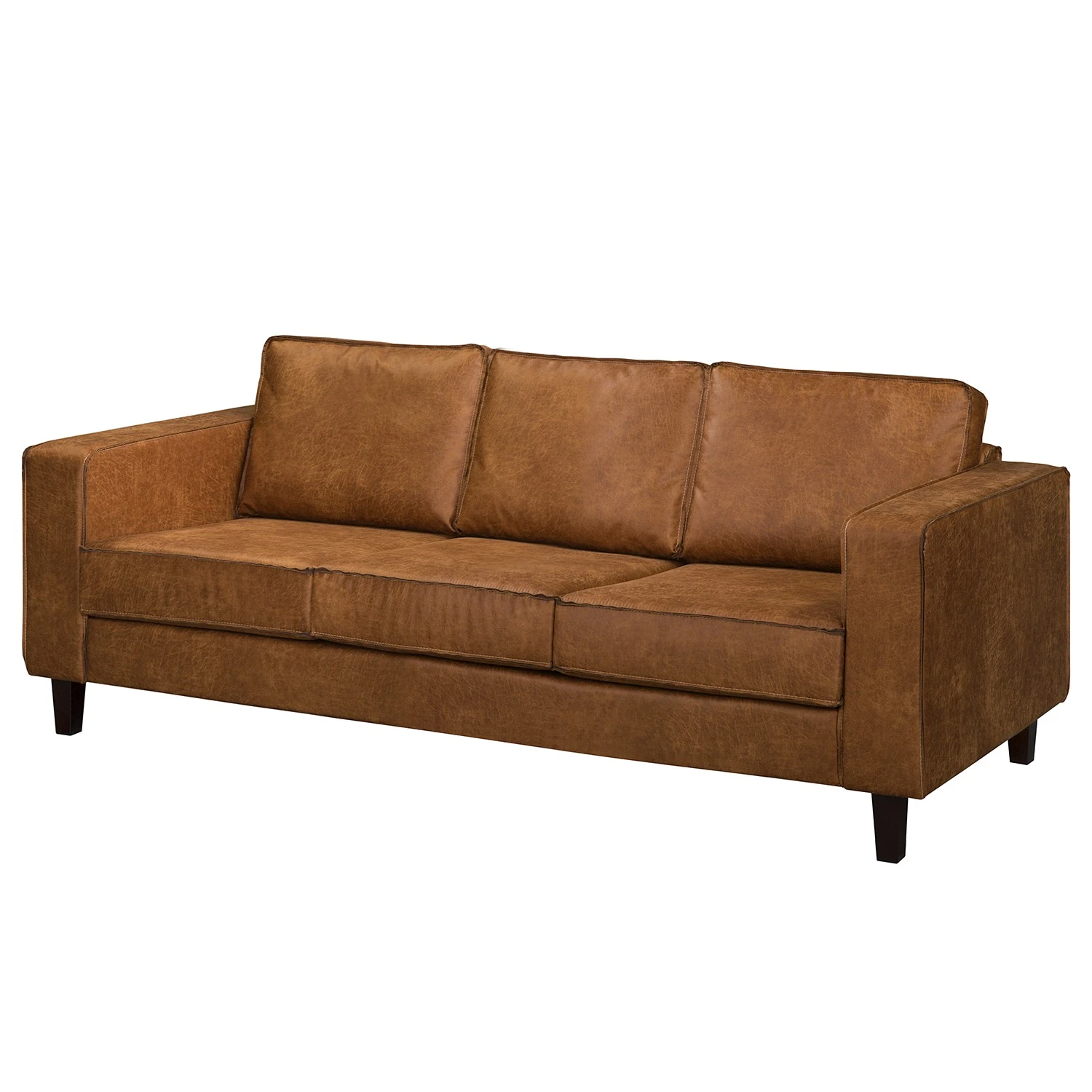 Norrwood 3-Sitzer Sofa MAISON - Mischgewebe Xia: Cognac - Ohne Schlaffunktion 1 Norrwood 3-Sitzer Sofa MAISON - Mischgewebe Xia: Cognac - Ohne Schlaffunktion