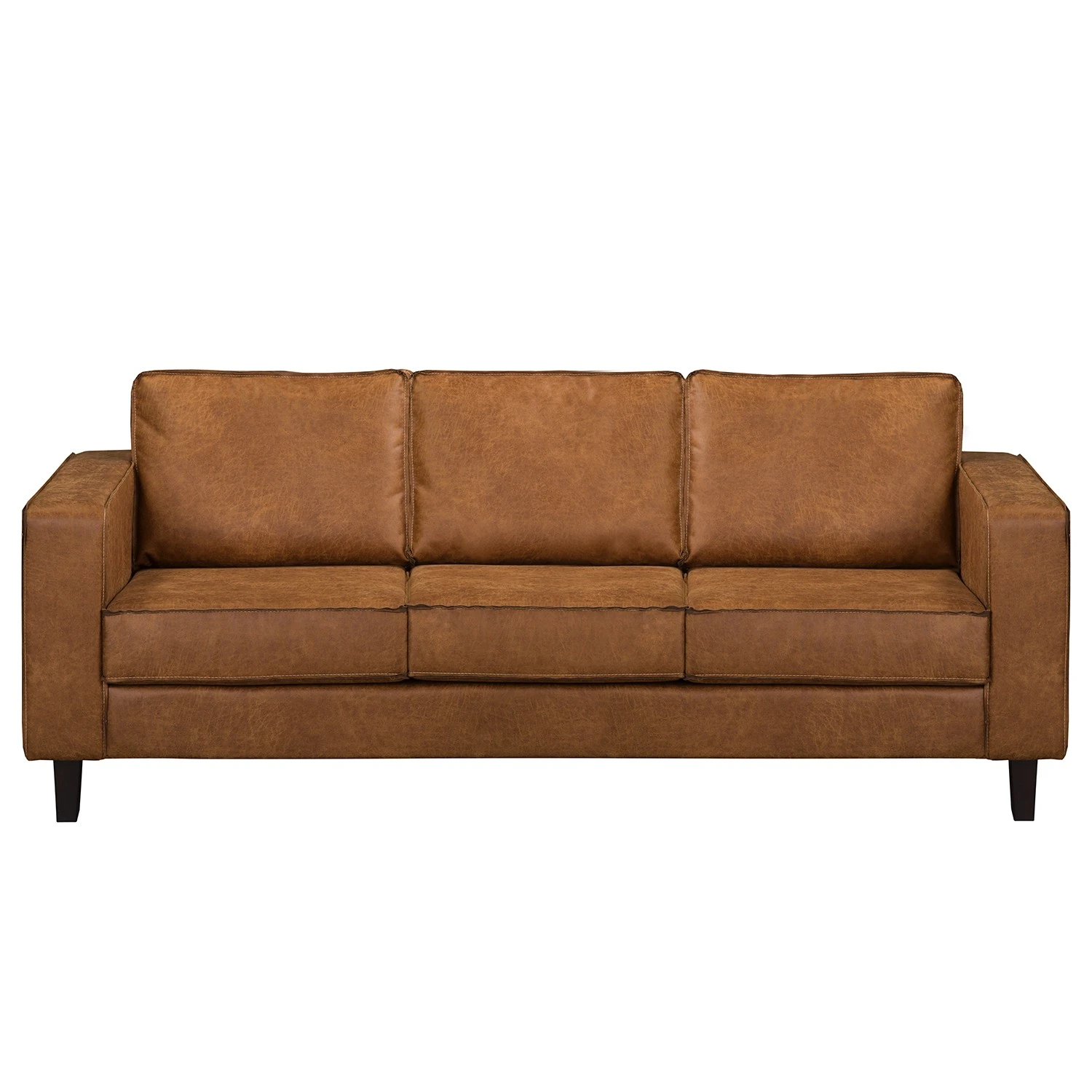 Norrwood 3-Sitzer Sofa MAISON - Mischgewebe Xia: Cognac - Ohne Schlaffunktion 2 Norrwood 3-Sitzer Sofa MAISON - Mischgewebe Xia: Cognac - Ohne Schlaffunktion – Bild 2