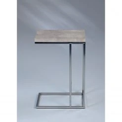 Loftscape Beistelltisch Tuffe - Beton Dekor / Silber -Wohnzimmermöbel boutique en ligne 1000231184 210108 11250300007 MOOD DETAILS P000000001000231184 mood
