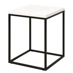 Loftscape Beistelltisch Sirod - Weiß / Schwarz