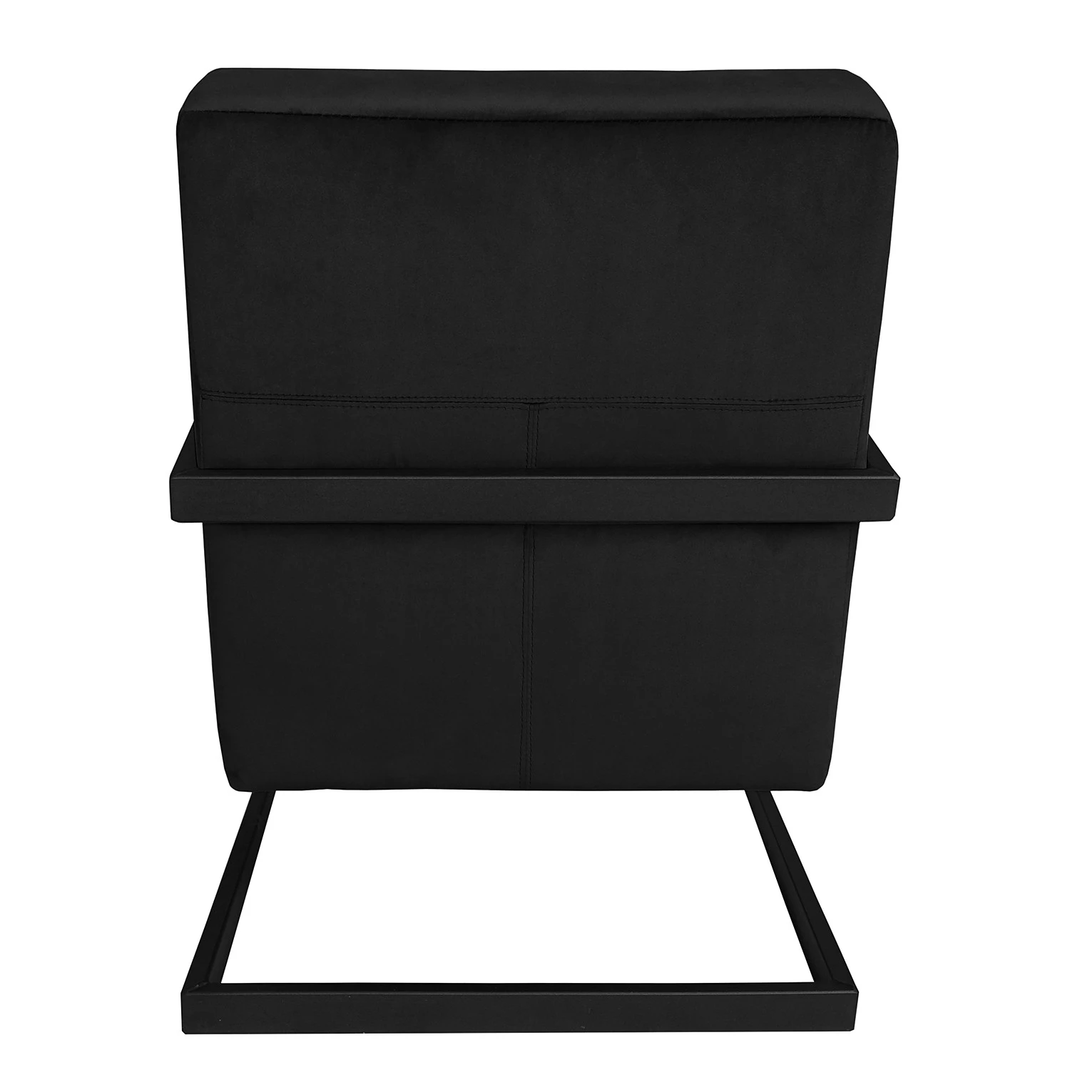 Ars manufacti Sessel Liez - Samt - Samt Ravi: Schwarz 4 Ars manufacti Sessel Liez - Samt - Samt Ravi: Schwarz – Bild 4