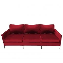 Ars manufacti Sofa Danze (3-Sitzer) - Samt - Samt Ravi: Rot -Wohnzimmermöbel boutique en ligne 1000231926 210205 07550900934 DETAILS P000000001000231926