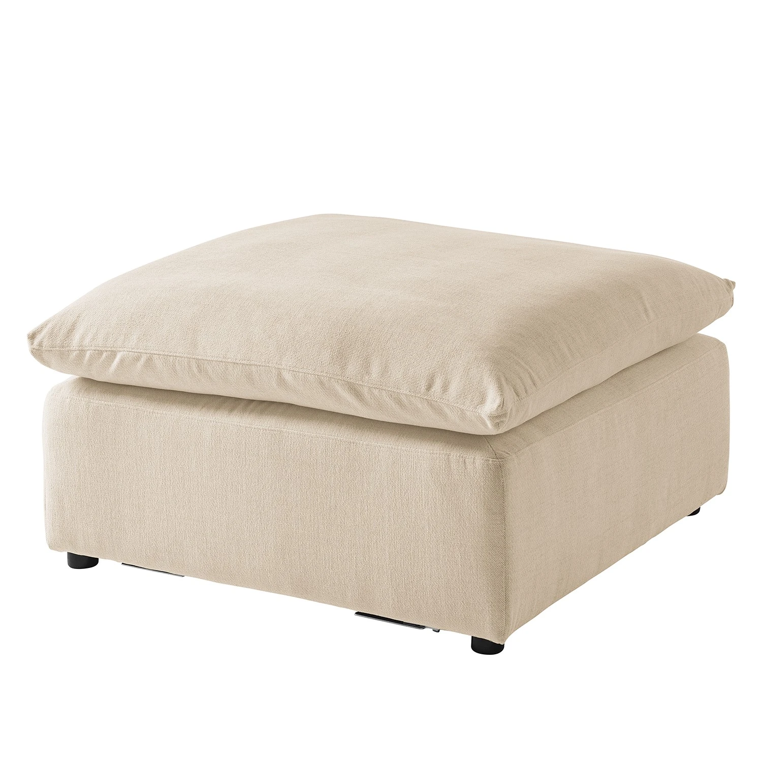 Studio Copenhagen Polsterhocker Velada - Webstoff - Kaschmir - Breite: 84 cm 1 Studio Copenhagen Polsterhocker Velada - Webstoff - Kaschmir - Breite: 84 cm