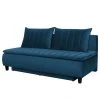 Jack & Alice Schlafsofa Cape Charles - Samt - Samt Ravi: Marineblau
