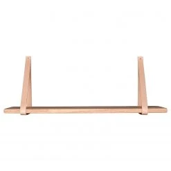 Naturoo Wandregal Clion - Gummibaum massiv / Echtleder - Gummibaum - Breite: 120 cm -Wohnzimmermöbel boutique en ligne 1000235955 201223 12280300106 DETAILS P000000001000235955