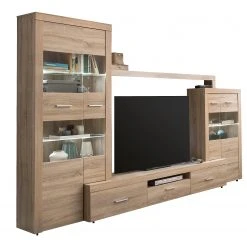 Loftscape Wohnwand Vierzon (4-teilig) - Eiche Sonoma Dekor -Wohnzimmermöbel boutique en ligne 1000237339 201230 13131500032 DETAILS P000000001000237339