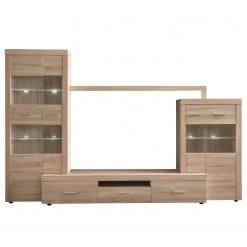 Loftscape Wohnwand Vierzon (4-teilig) - Eiche Sonoma Dekor -Wohnzimmermöbel boutique en ligne 1000237339 201230 13131900033 DETAILS P000000001000237339