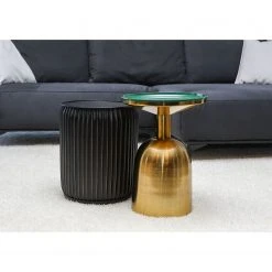 Red Living Beistelltisch Payzac III - Metall - Grün / Gold -Wohnzimmermöbel boutique en ligne 1000239533 210108 13404200166 MOOD DETAILS P000000001000239533 mood