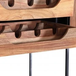 Red Living Barschrank Viessoix - Teak massiv & Akazie massiv / Eisen - Teak / Anthrazit -Wohnzimmermöbel boutique en ligne 1000240176 210115 08042700031 DETAILS P000000001000240176