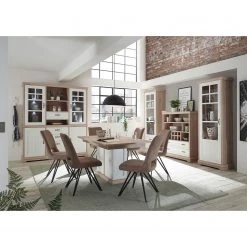 Ridgevalley Standvitrine Avene II - Weiß / Pinie Dekor 14 Ridgevalley Standvitrine Avene II - Weiß / Pinie Dekor -Wohnzimmermöbel boutique en ligne 1000240786 210106 16093600012 MOOD DETAILS P000000001000240786 mood