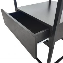 Loftscape Beistelltisch Dorsey - Glas / Metall - Schwarz / Bambus Schwarz 16 Loftscape Beistelltisch Dorsey - Glas / Metall - Schwarz / Bambus Schwarz -Wohnzimmermöbel boutique en ligne 1000241537 220420 055 DETAILS P000000001000241537