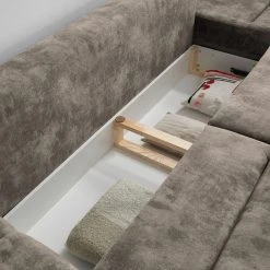 Loftscape Ecksofa Venouse - Samt - Samt Insa: Steingrau - Longchair davorstehend rechts -Wohnzimmermöbel boutique en ligne 1000241693 210127 18195000536 DETAILS P000000001000241693