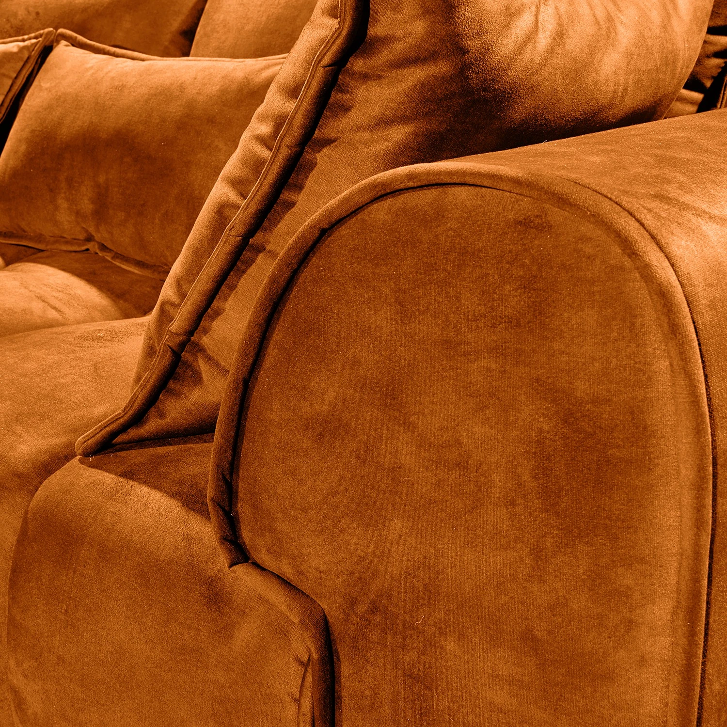 Loftscape Ecksofa Rifflet - Microfaser - Microfaser Salvo: Bernstein 6 Loftscape Ecksofa Rifflet - Microfaser - Microfaser Salvo: Bernstein – Bild 6