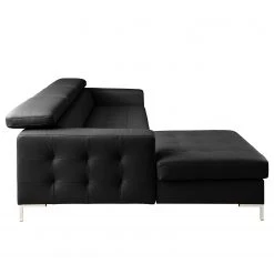 Fredriks Ecksofa Much Dewchurch - Echtleder - Echtleder Mabra: Schwarz - Longchair davorstehend links 12 Fredriks Ecksofa Much Dewchurch - Echtleder - Echtleder Mabra: Schwarz - Longchair davorstehend links -Wohnzimmermöbel boutique en ligne 1000241938 210208 14243300135 DETAILS P000000001000241938