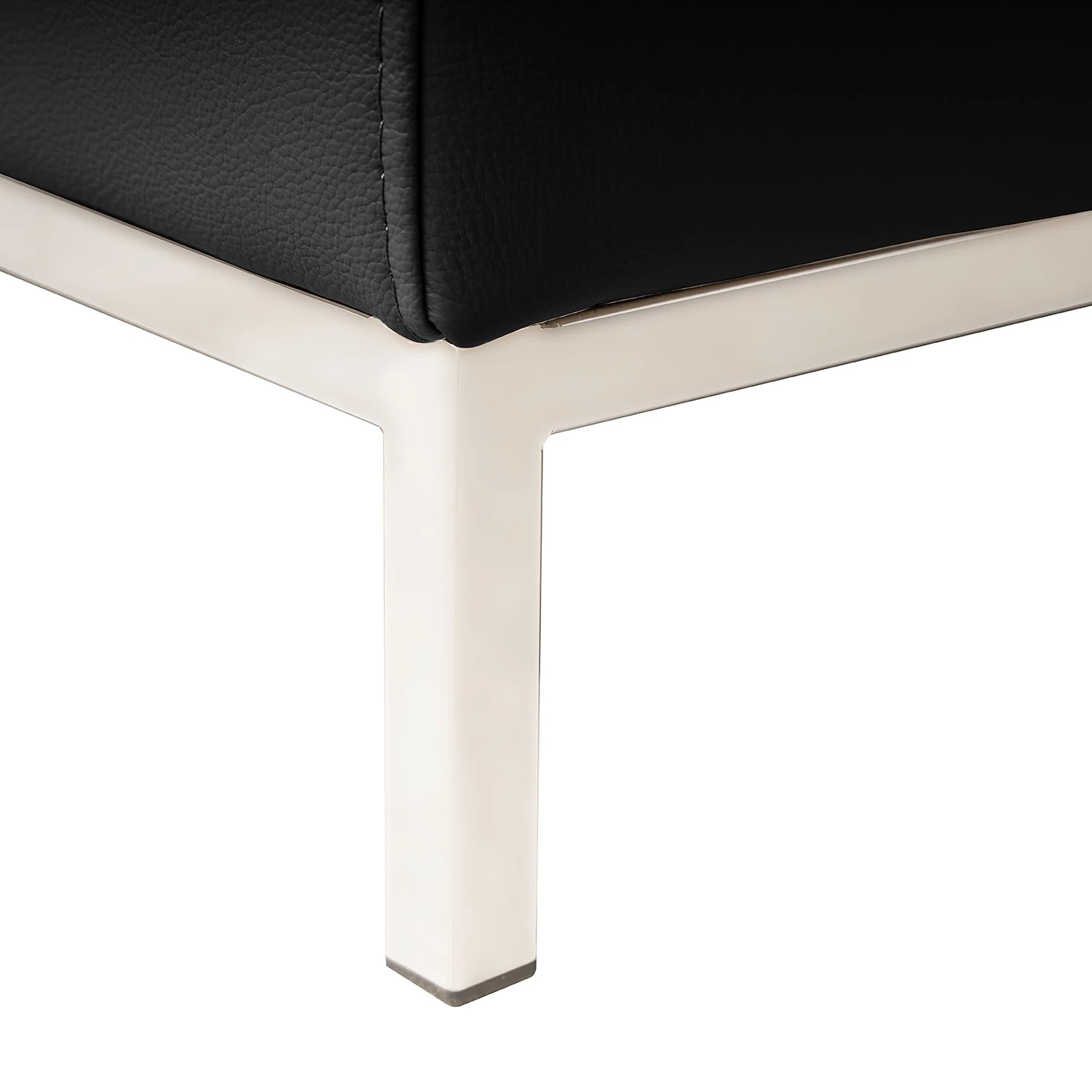 Fredriks Ecksofa Much Dewchurch - Echtleder - Echtleder Mabra: Schwarz - Longchair davorstehend links 7 Fredriks Ecksofa Much Dewchurch - Echtleder - Echtleder Mabra: Schwarz - Longchair davorstehend links – Bild 7