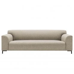 Studio Copenhagen Sofa Lussant (3-Sitzer) - Flachgewebe Shina: Beige - Schwarz
