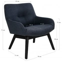 Red Living Sessel Balard - Flachgewebe - Schwarz - Schwarz -Wohnzimmermöbel boutique en ligne 1000242786 210203 14354700130 SKETCH DETAILS P000000001000242786 sketch