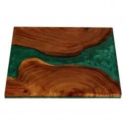 Wolf-Möbel Epoxidharz-Beistelltisch Tarnac - Harz / Metall - Grün -Wohnzimmermöbel boutique en ligne 1000243171 210723 14014400006 DETAILS P000000001000243171