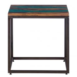 Wolf-Möbel Epoxidharz-Beistelltisch Tarnac - Harz / Metall - Grün -Wohnzimmermöbel boutique en ligne 1000243171 220106 082312000038 DETAILS P000000001000243171