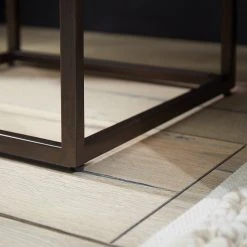 Wolf-Möbel Epoxidharz-Beistelltisch Tarnac - Harz / Metall - Grau -Wohnzimmermöbel boutique en ligne 1000243202 220314 022 MOOD DETAILS P000000001000243202 mood