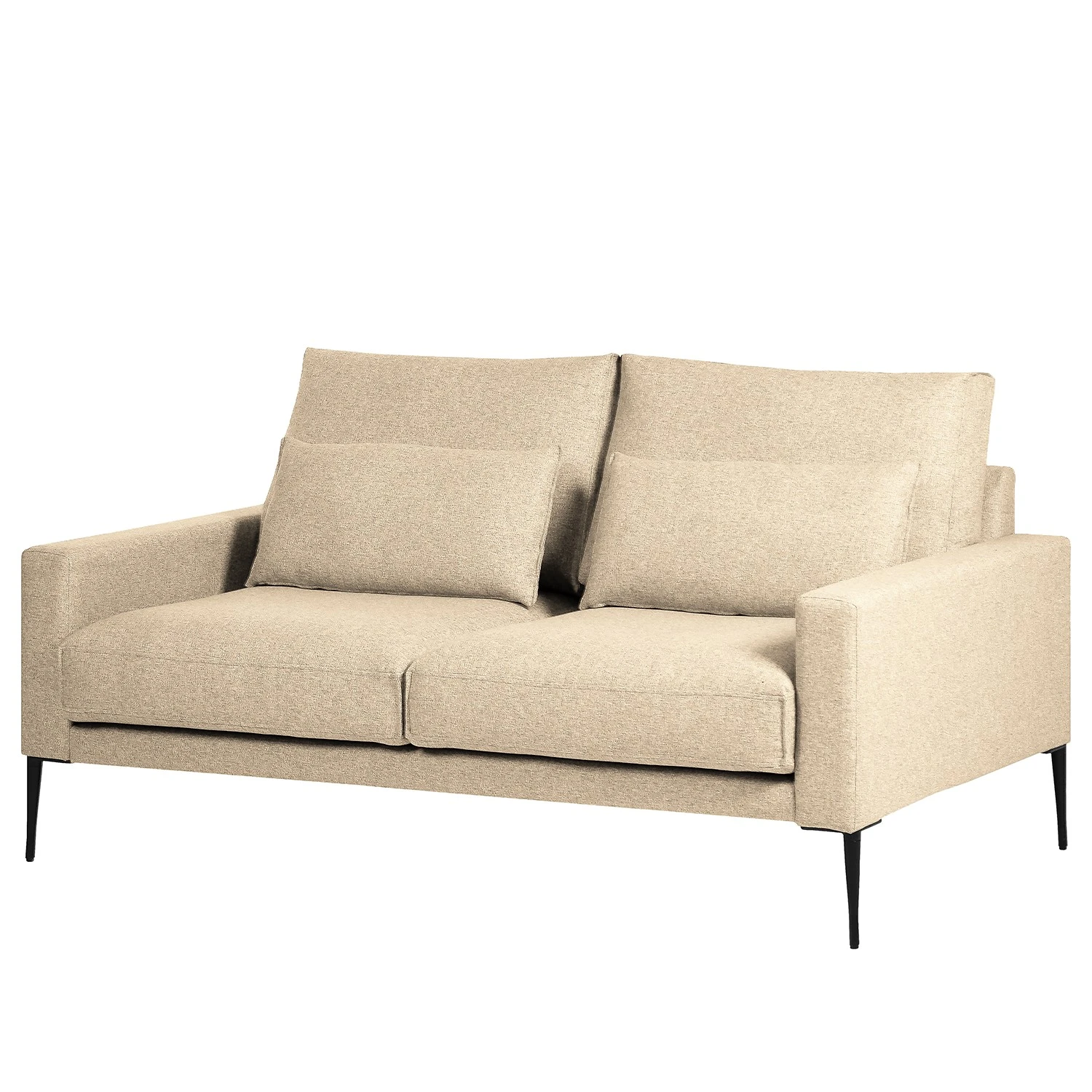 Fredriks Sofa Garlin (2,5-Sitzer) - Webstoff - Webstoff Sogol: Beige 1 Fredriks Sofa Garlin (2,5-Sitzer) - Webstoff - Webstoff Sogol: Beige