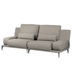 Fredriks Sofa Lirac (3 Sitzer) - Webstoff - Webstoff Sogol: Grau