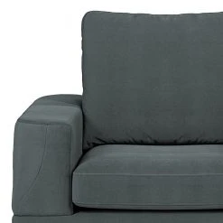 Fredriks Wohnlandschaft Grossa - Samt - Samt Vaia: Dunkelgrau - Longchair davorstehend rechts / Ottomane links -Wohnzimmermöbel boutique en ligne 1000243317 210330 18223201171 DETAILS P000000001000243317