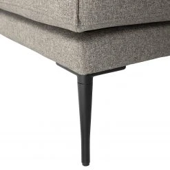 Fredriks Wohnlandschaft Garlin - Webstoff - Webstoff Sogol: Grau - Longchair davorstehend links / Ottomane rechts -Wohnzimmermöbel boutique en ligne 1000243339 210330 18225601440 DETAILS P000000001000243339